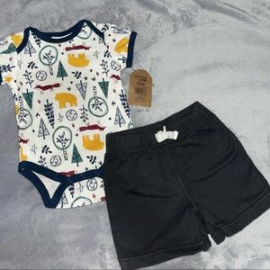 0-3 month 2 piece outfit